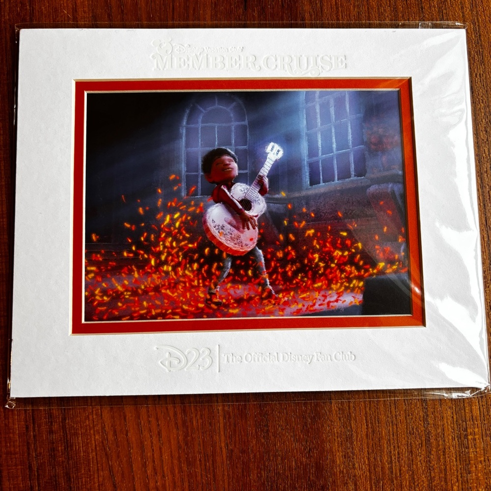Disney D23 Member Cruise Fan Club Concept Art 2017 Coco Miguel Guitar Art Print